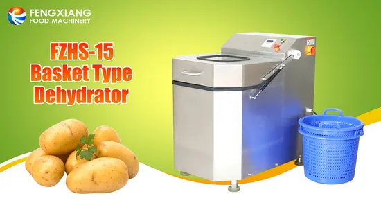 Vegetable Cassava Potato Dewatering Machine Potato Chips Centrifugal Dehydrating Machine Dehydrator